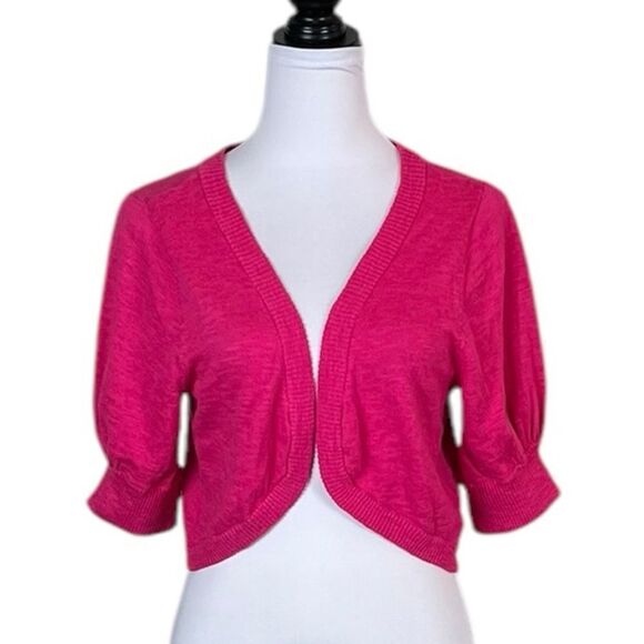 Lane Bryant Women’s Fuchsia Pink Open Front Cardigan, Size 14/16, NWT - Picture 1 of 7